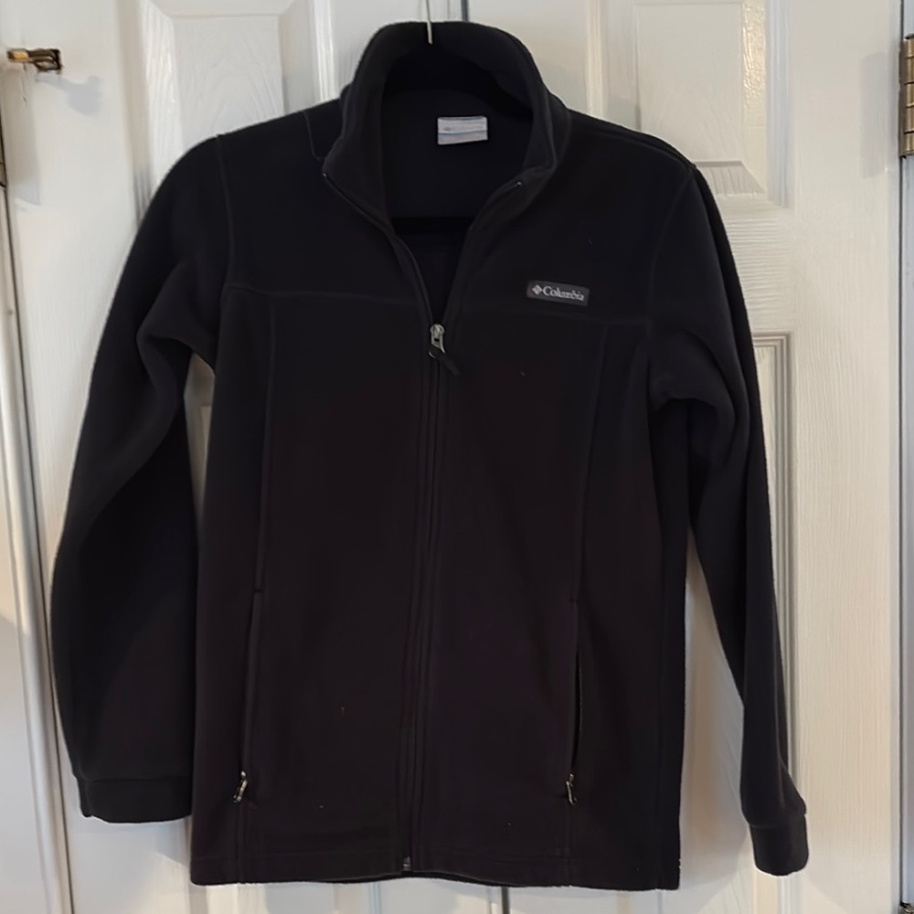 Columbia Black Fleece Jacket Boys L